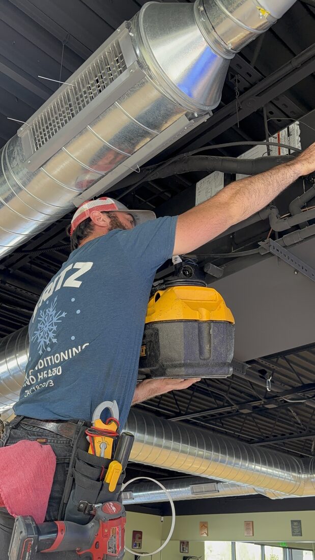 Ductwork service for cleaner indoor air